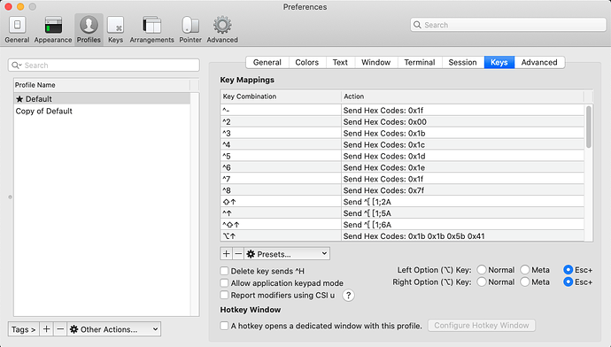emacs for mac os x xterm