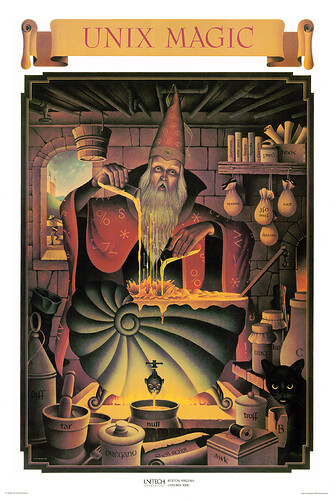 Unix Magic Poster - Gary Overcare