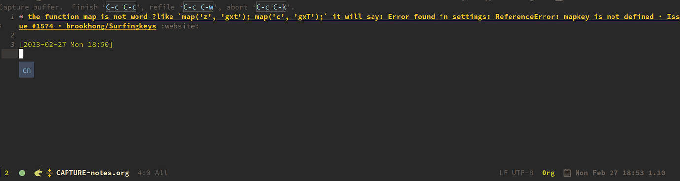 org Capture buffer 如何让其自动 Finish - Org-mode - Emacs China