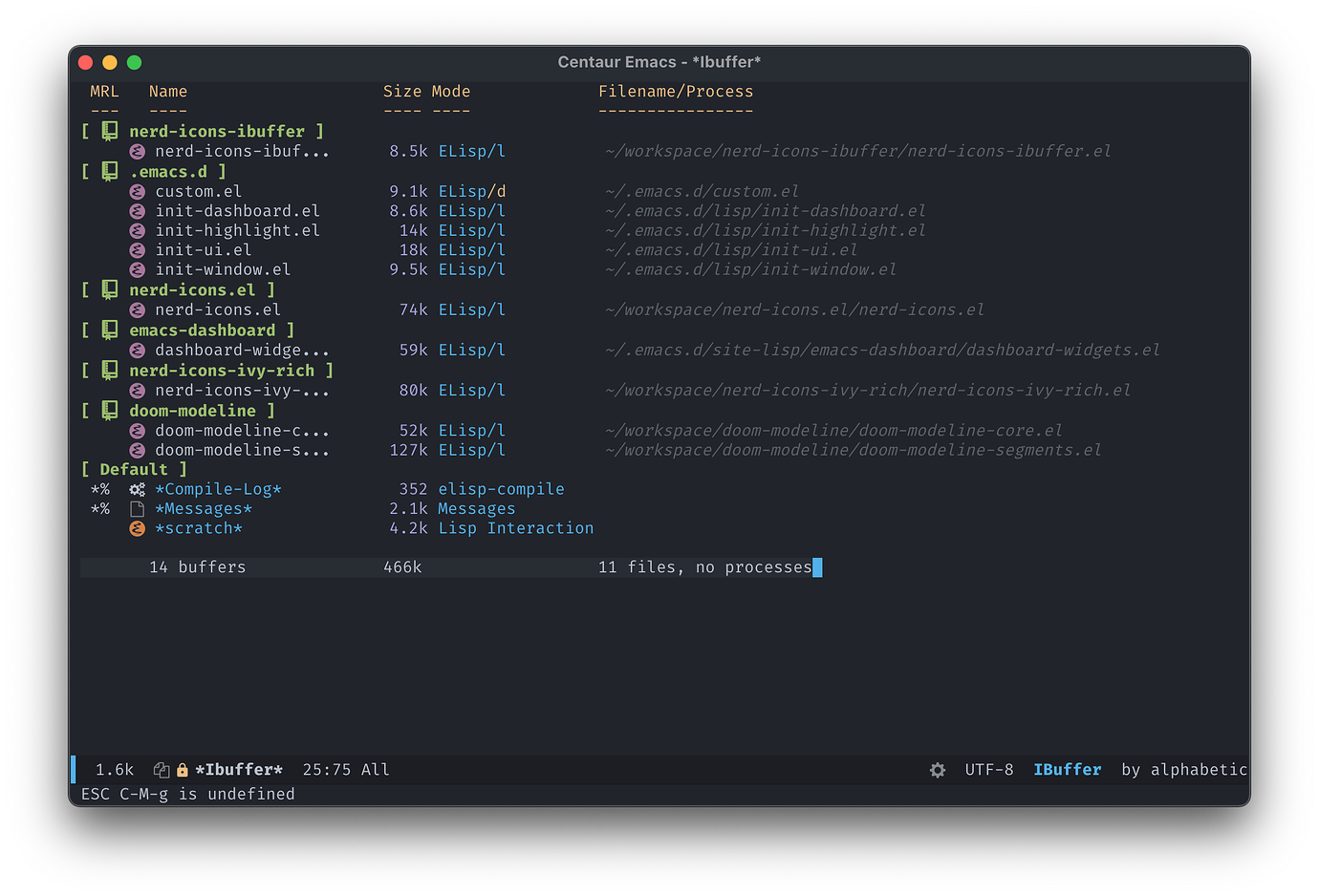 Doom-modeline 支持nerd图标 - Emacs-general - Emacs China