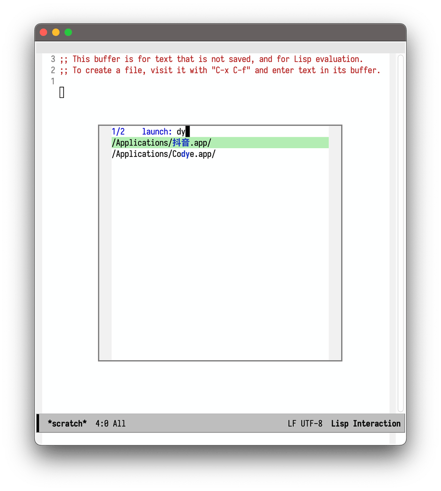 【技巧分享】 在 Emacs Mini Buffer 中选择并打开其他 App【macOS Only】 - Emacs-general ...
