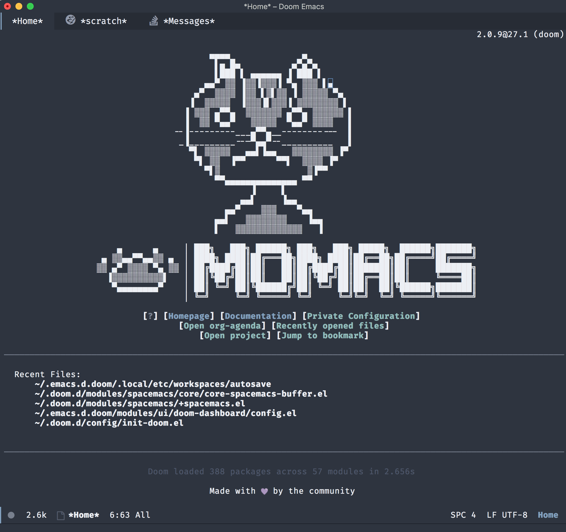 移植Spacemacs Dashboard到Doom上 - Emacs-general - Emacs China