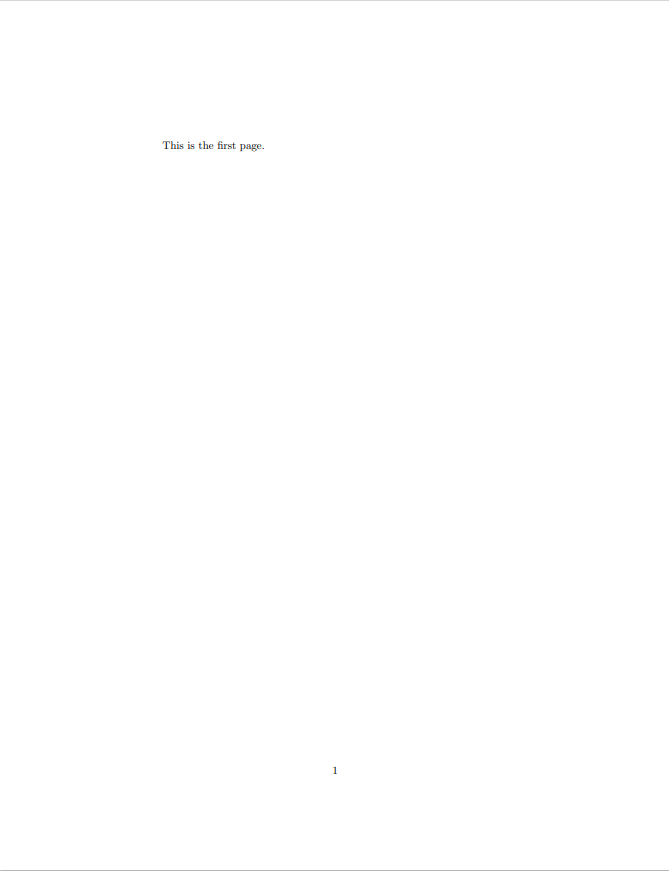 才弄清楚，latex命令\pagestyle{empty}的控制域不包括本页，而是从第二页开始的所有页 Emacsgeneral